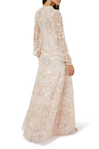 Shimmer Fairytale V-Neck Gown
